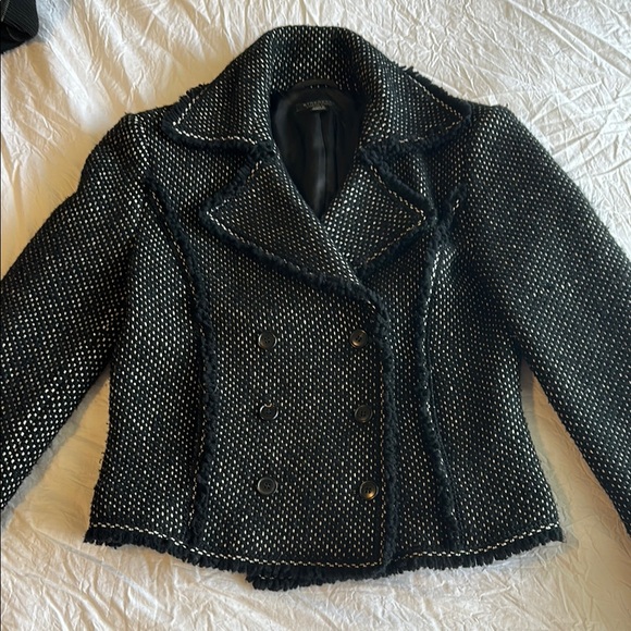 STRENESSE Monochrome Textured Blazer - Picture 1 of 5